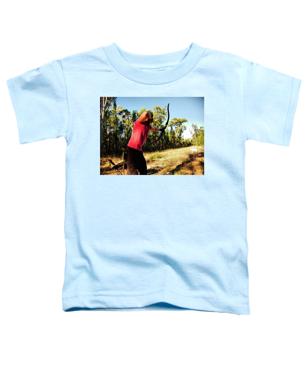 Portrait Toddler T-Shirt featuring the photograph Paul bow 6 by Michael Blaine