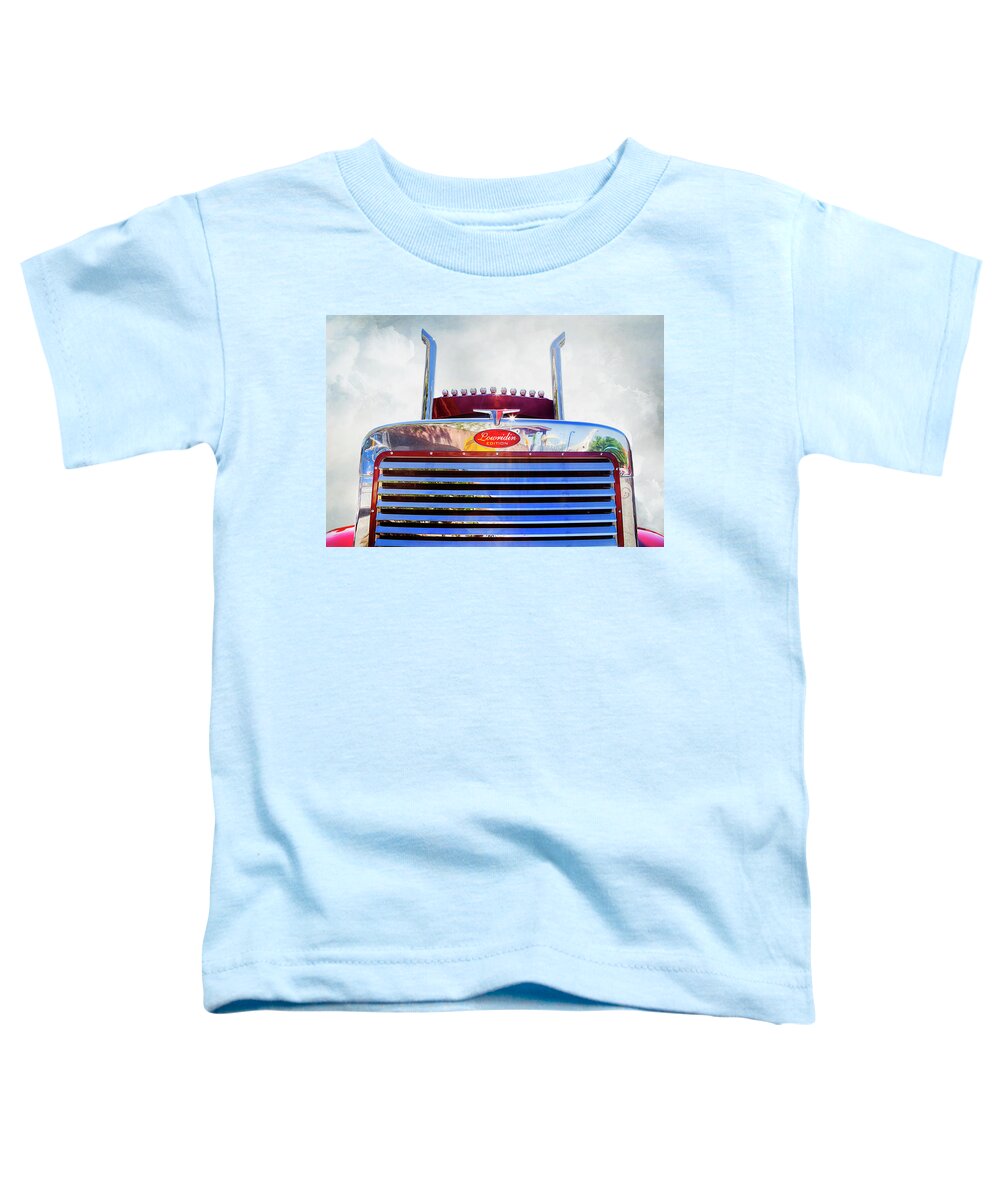 Working Truck Toddler T-Shirt featuring the photograph Peterbilt Lowridin Edition by Theresa Tahara
