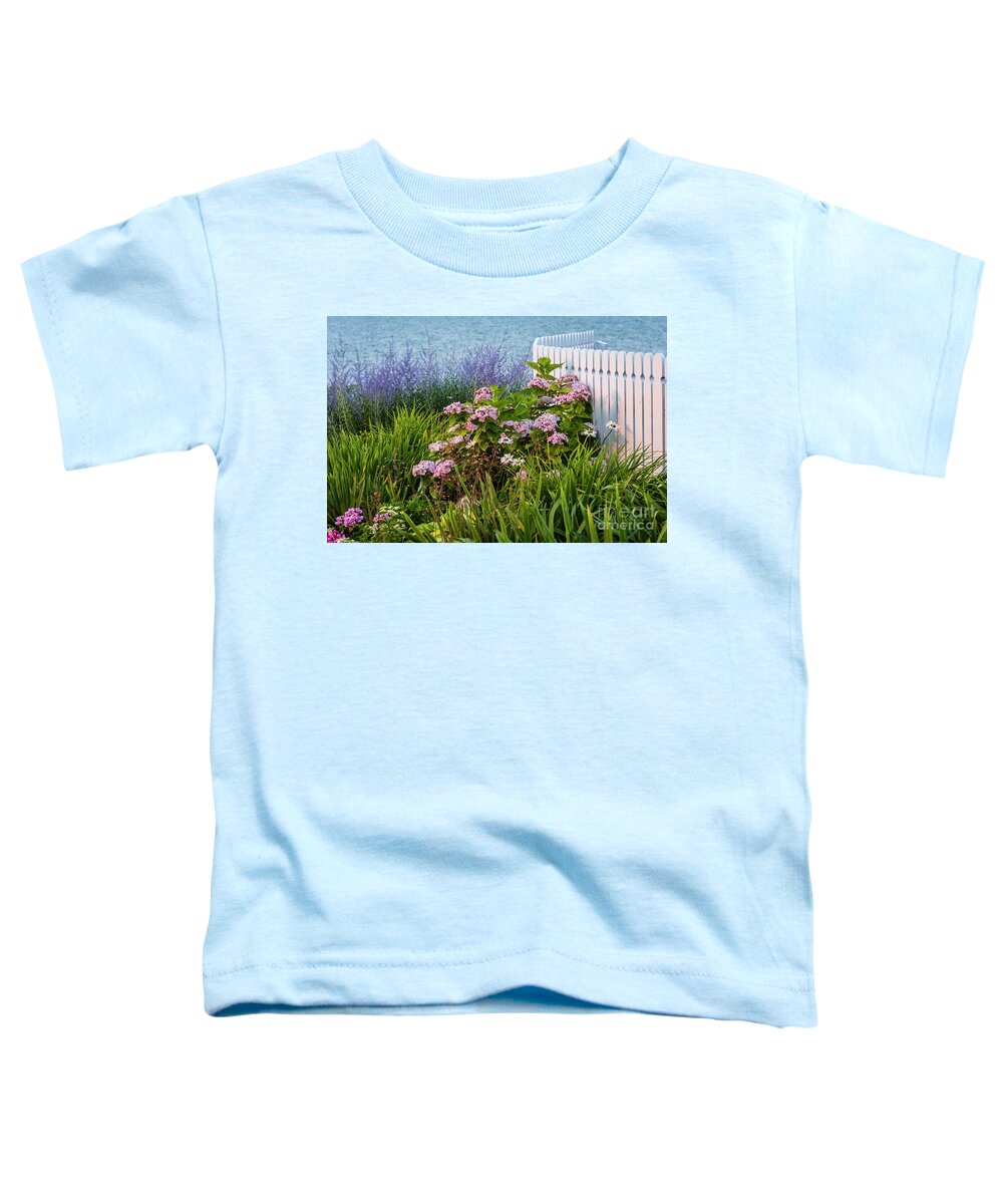 Rich Toddler T-Shirt featuring the photograph Pinks and Purple by Joann Long