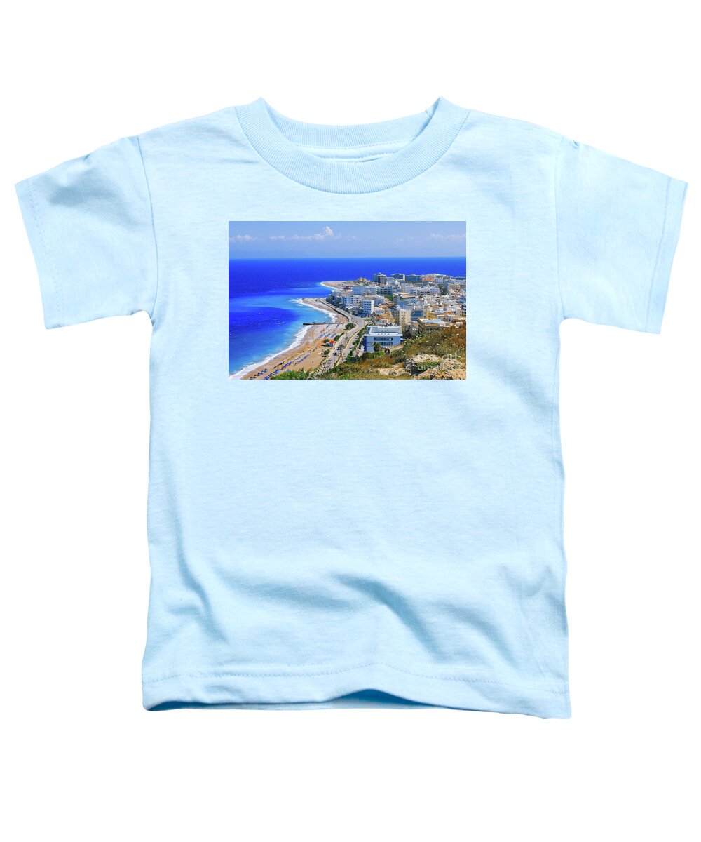 Rhodes Toddler T-Shirt featuring the photograph Rhodes by Donna L Munro