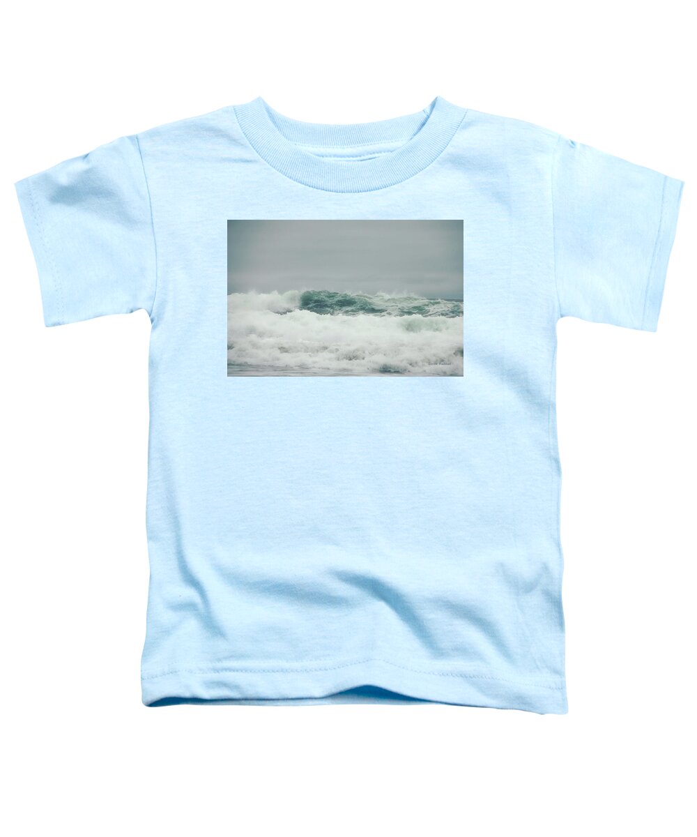 Ocean Toddler T-Shirt featuring the photograph Rising Tide by Donna Blackhall