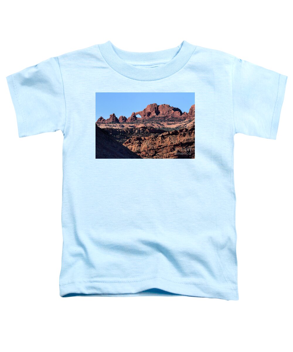Utah Landscape Toddler T-Shirt featuring the photograph Roughcut by Jim Garrison