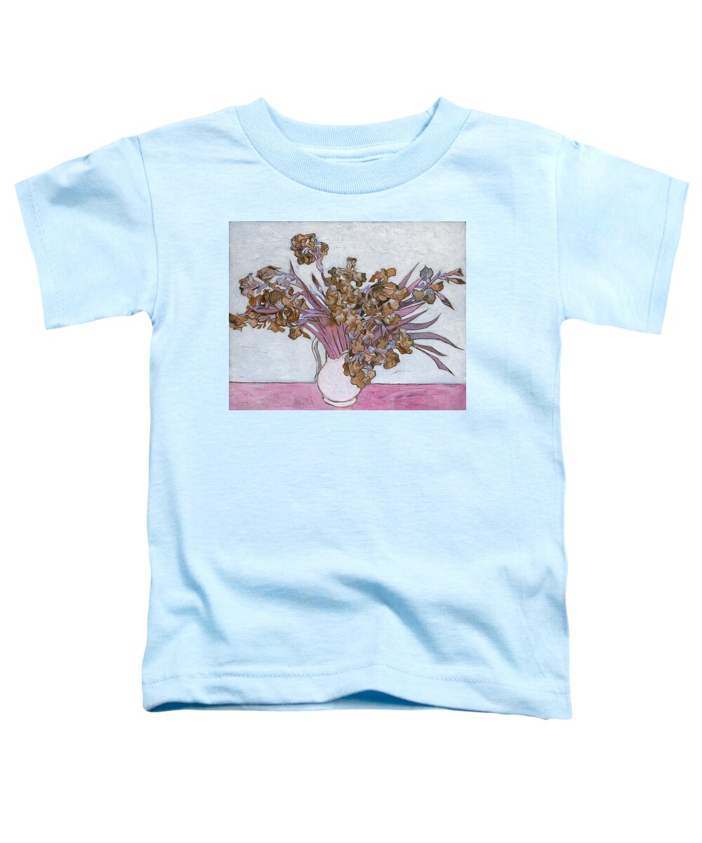 Post Modern Toddler T-Shirt featuring the digital art Rustic 8 van Gogh by David Bridburg