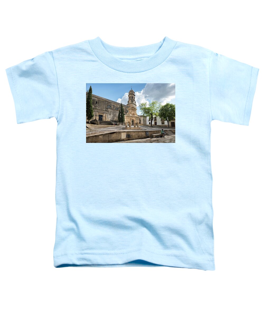 Baeza Toddler T-Shirt featuring the photograph Saint Mary Square in Baeza by RicardMN Photography