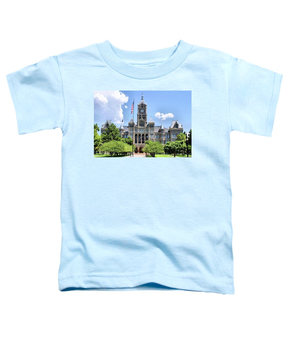 Salt Lake City County Building Toddler T-Shirt featuring the photograph Salt Lake City County Building by Kristin Elmquist