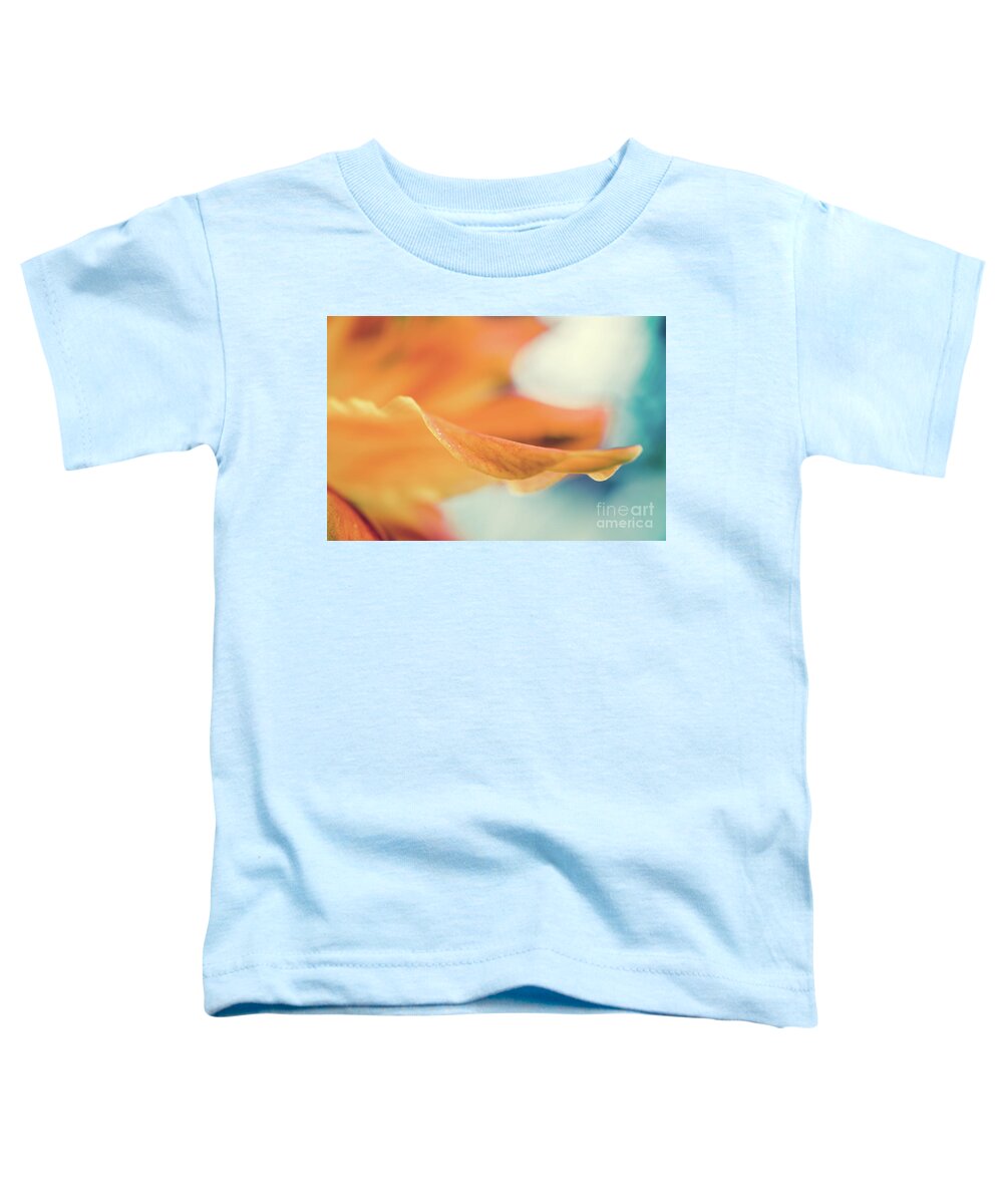 Lily Toddler T-Shirt featuring the photograph Serene Petals of Life - Lily Botanical Nature / Floral Photograph by PIPA Fine Art - Simply Solid