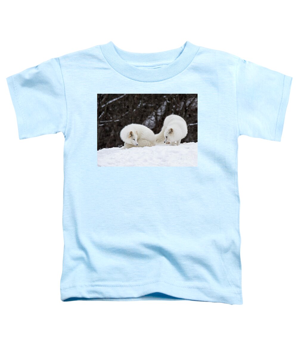 Nina Stavlund Toddler T-Shirt featuring the photograph Sibling Love by Nina Stavlund