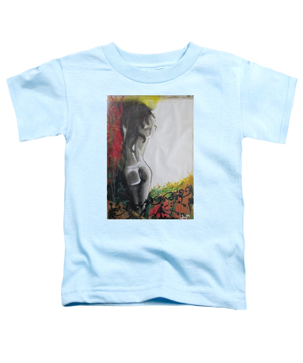 Digital Art Toddler T-Shirt featuring the painting Siempre by Carlos Paredes Grogan