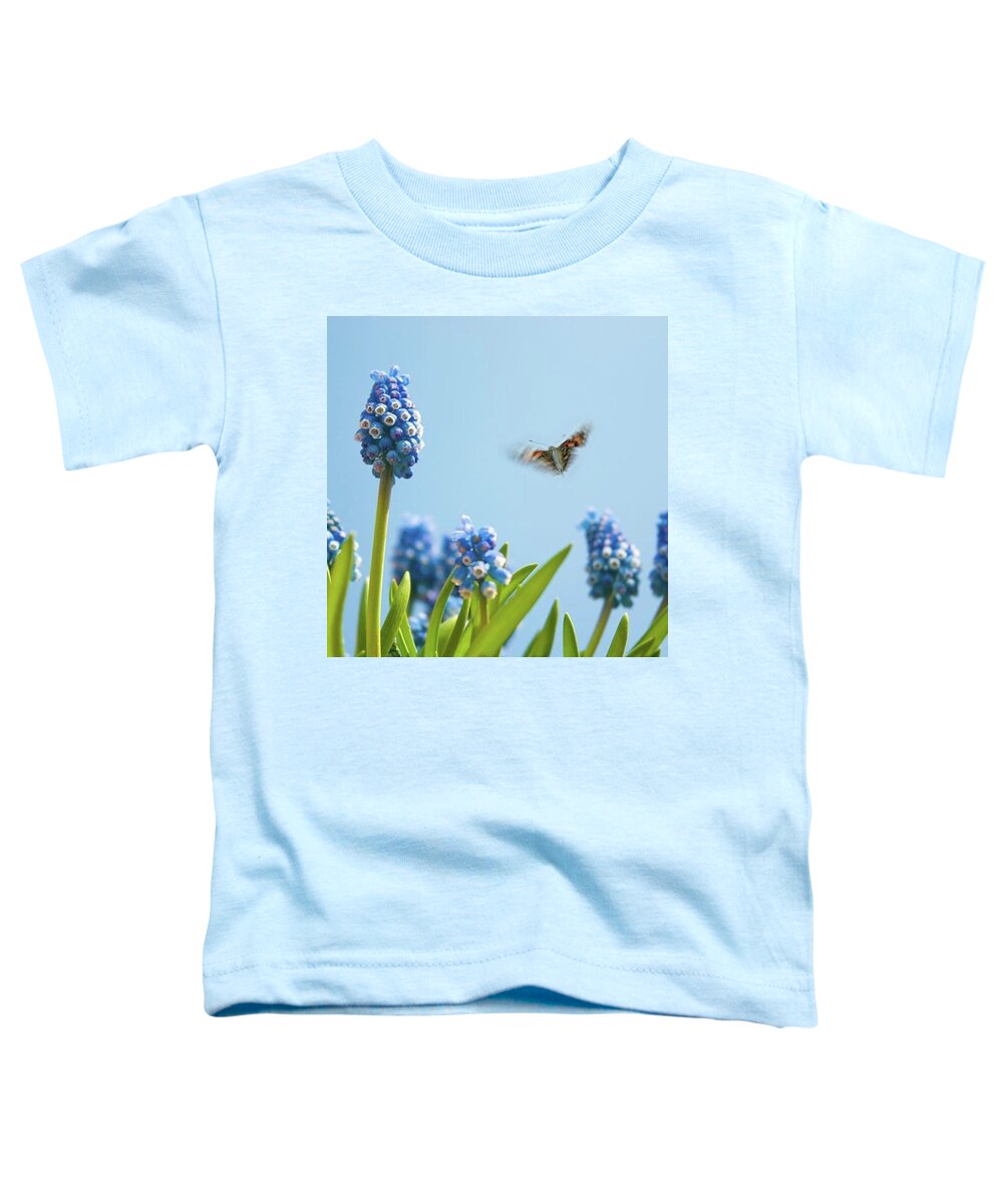 Insectsofinstagram Toddler T-Shirt featuring the photograph Something In The Air: Peacock by John Edwards