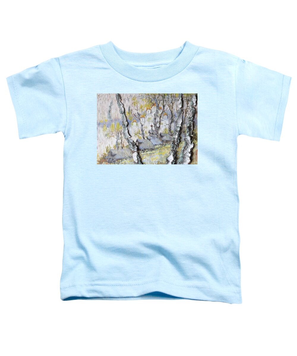 Russia Toddler T-Shirt featuring the painting Soul of Russia by Ilya Kondrashov
