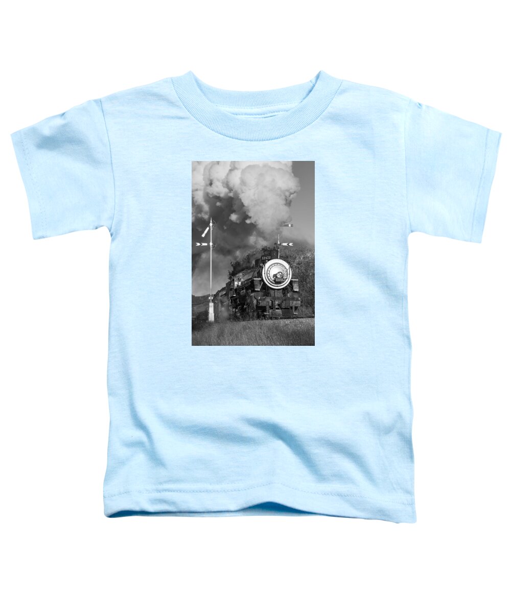 Railroad Toddler T-Shirt featuring the photograph Southern Pacific 2472 Steam by Rick Pisio