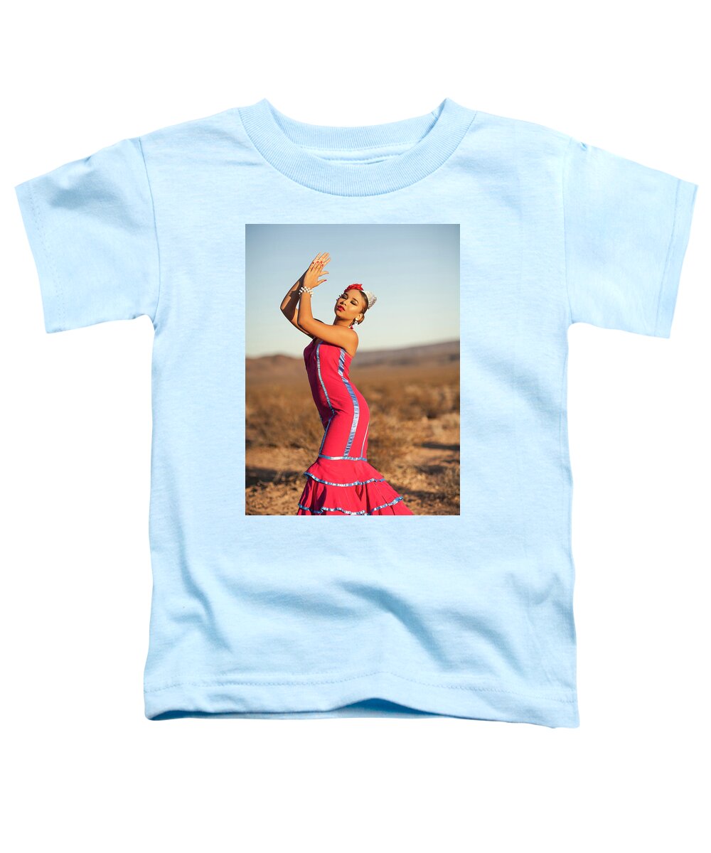  Toddler T-Shirt featuring the photograph Spanish Dancer by Carl Wilkerson