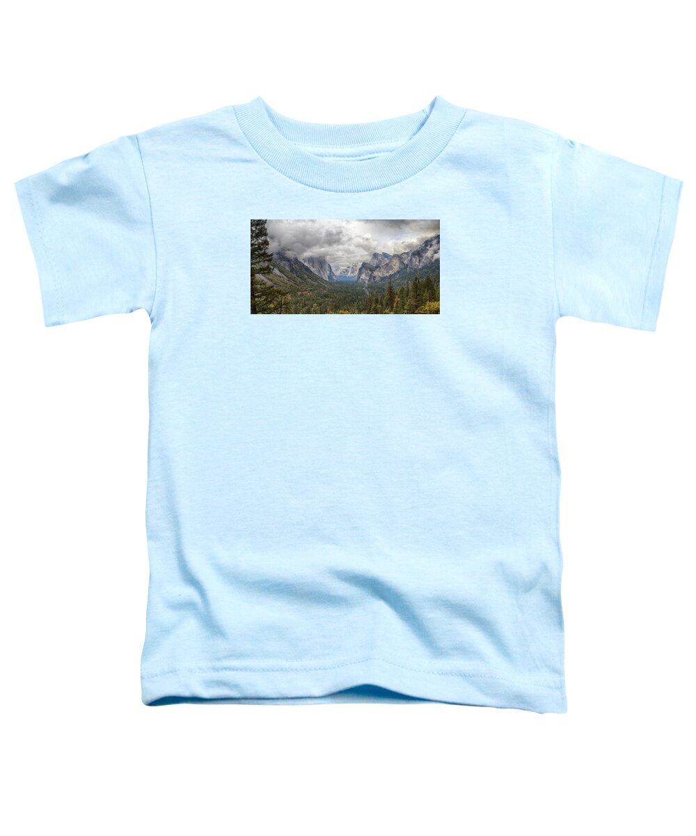 Yosemite National Park Toddler T-Shirt featuring the photograph Spring Storm Yosemite by Harold Rau
