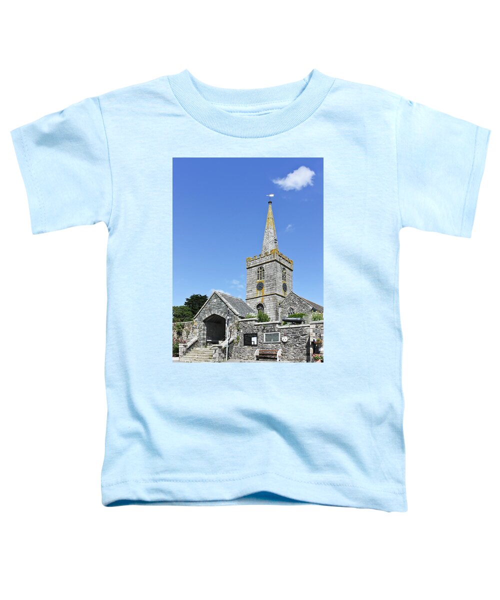 St Keverne Toddler T-Shirt featuring the photograph St Keverne Parish Church by Terri Waters
