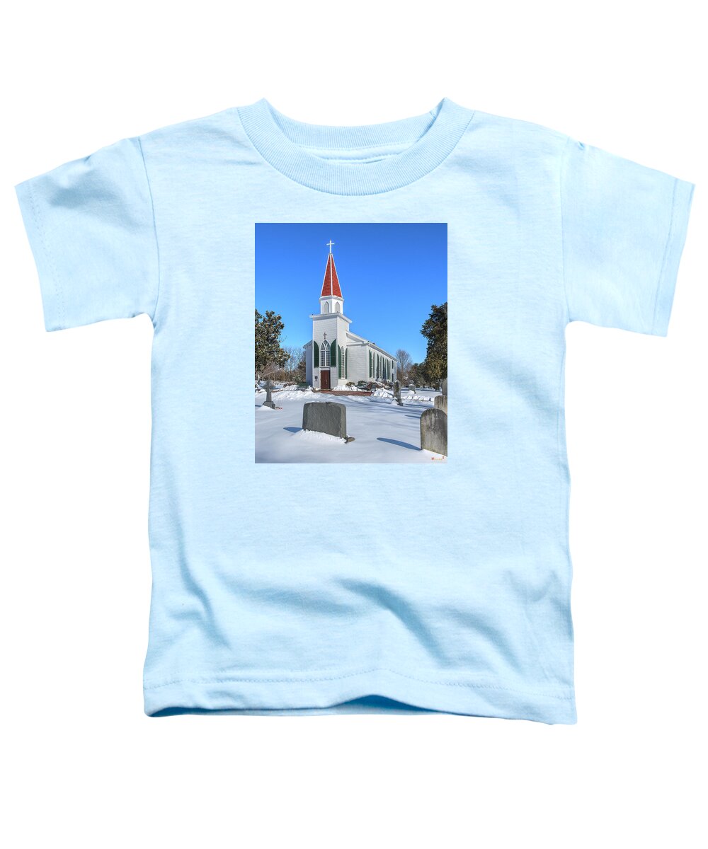 Historical Toddler T-Shirt featuring the photograph St. Mary's Catholic Church DHFX0011 by Gerry Gantt