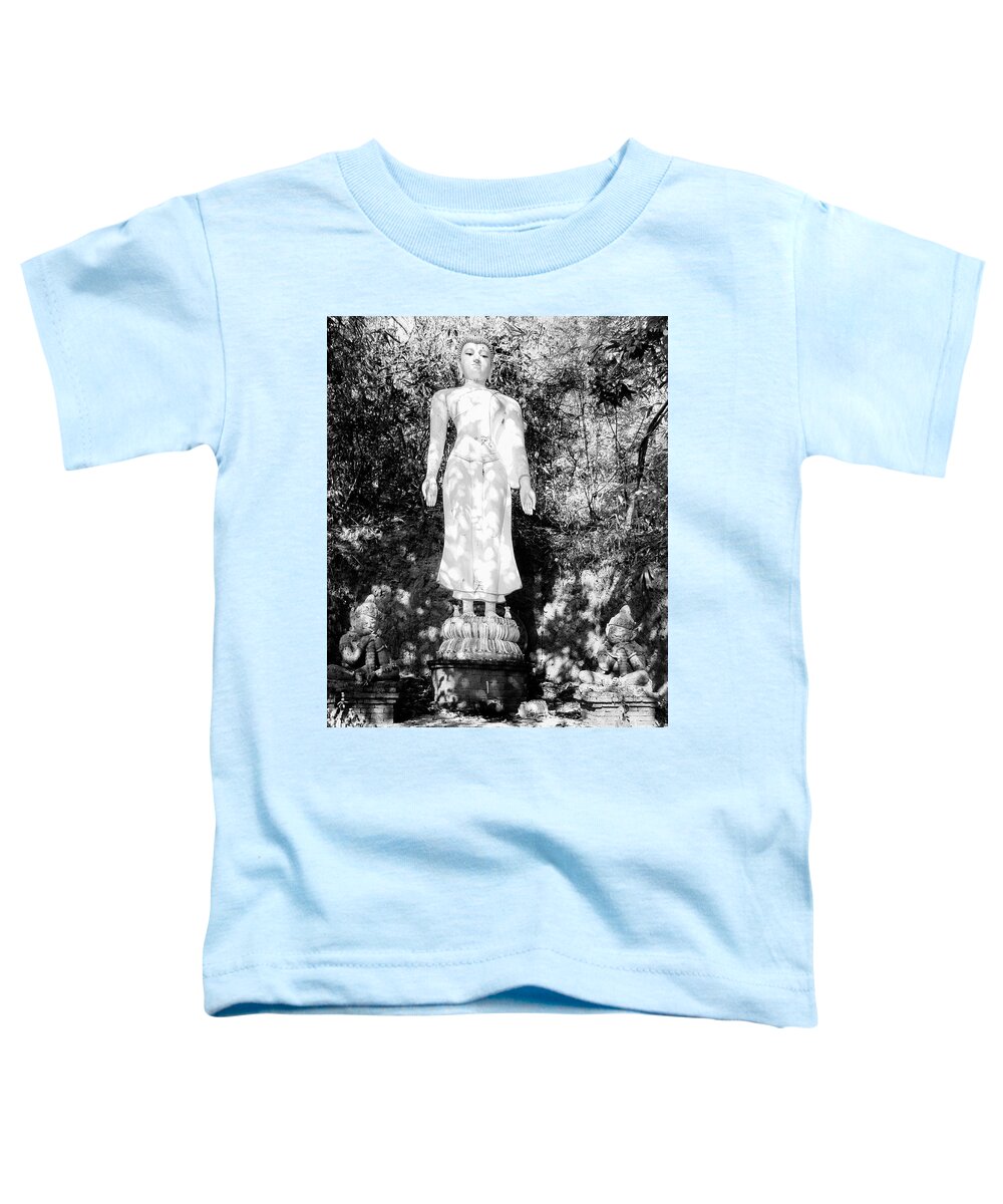 Buddha Toddler T-Shirt featuring the photograph Standing Buddha by Dominic Piperata