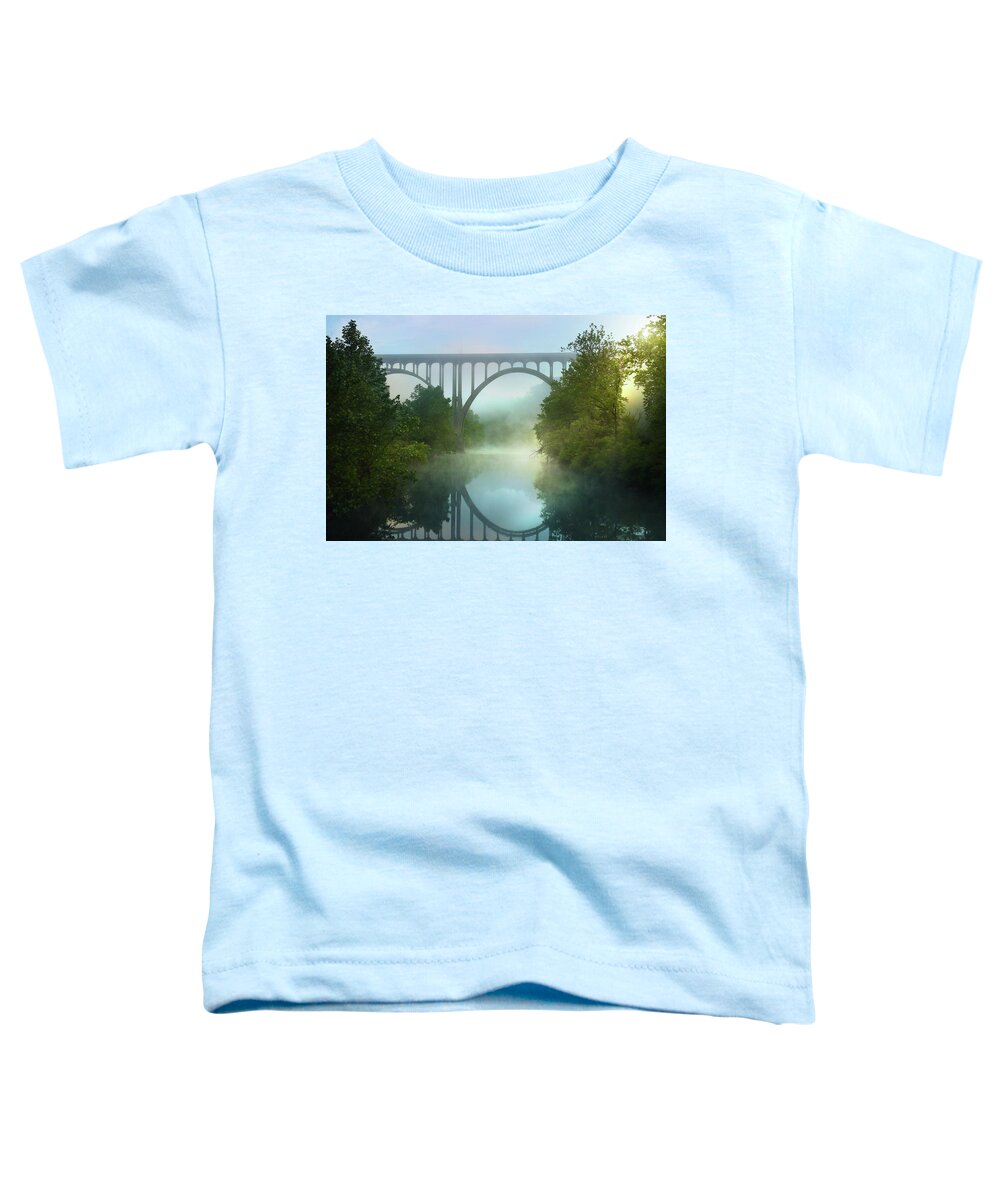 Bridge Toddler T-Shirt featuring the photograph Still Standing by Rob Blair