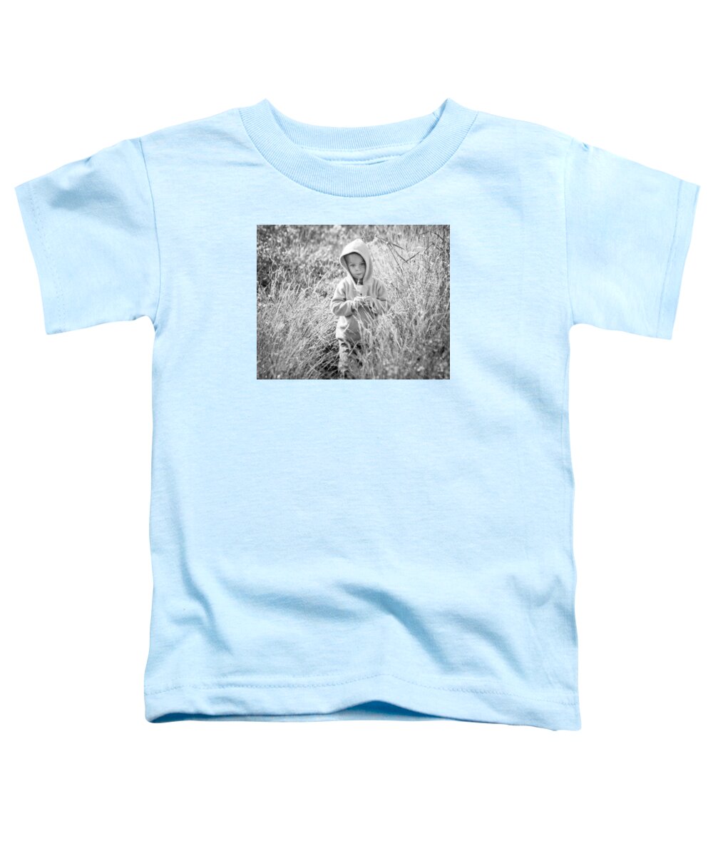 Bill Pevlor Toddler T-Shirt featuring the photograph Strolling Through the Weeds by Bill Pevlor