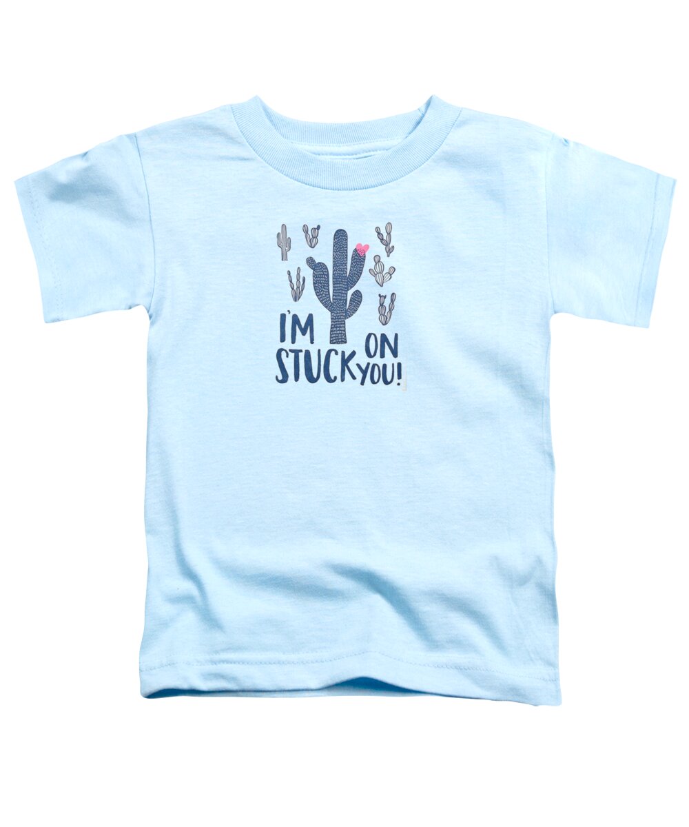  Toddler T-Shirt featuring the digital art Stuck On You by Elizabeth Taylor