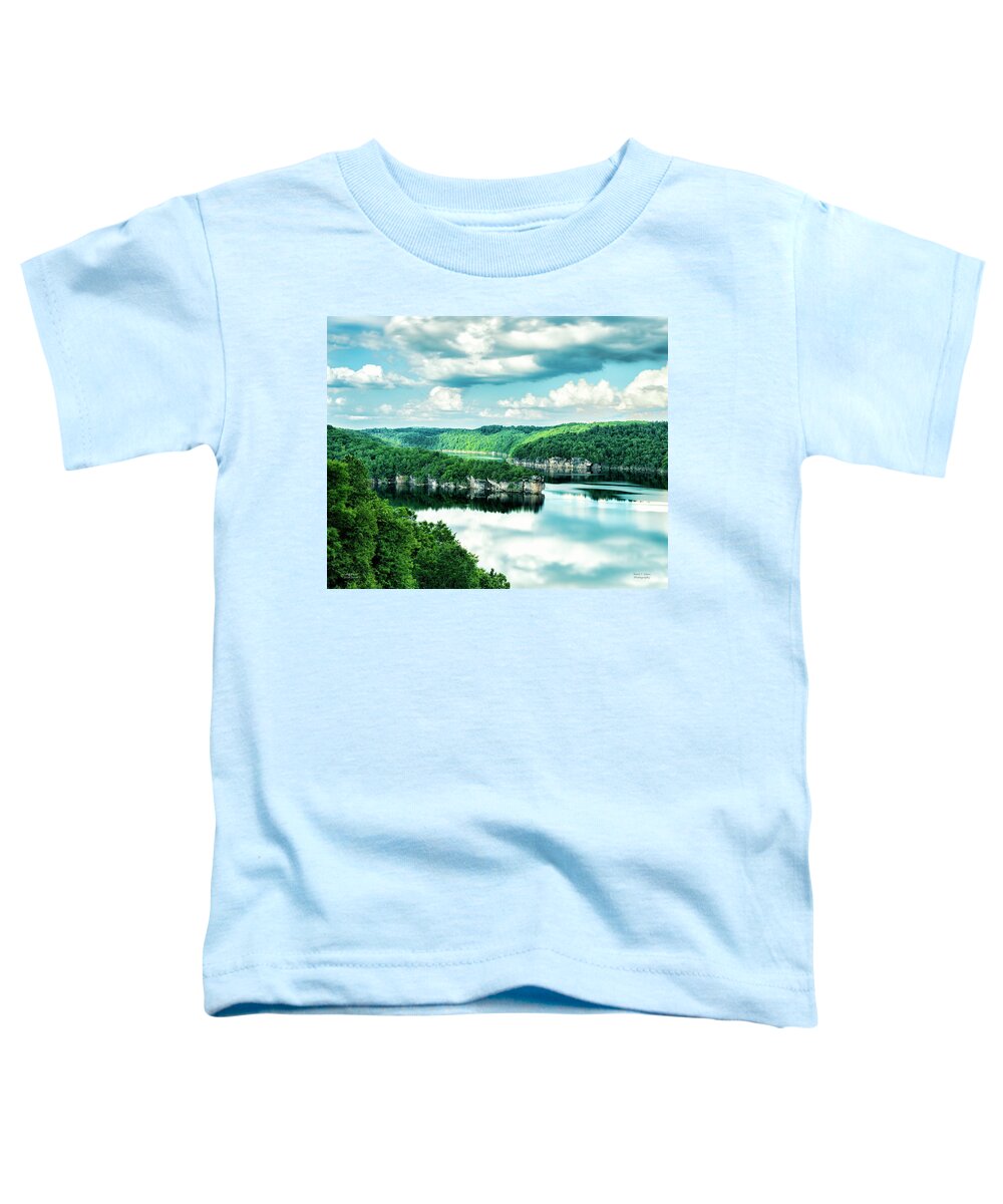 Summersville Toddler T-Shirt featuring the photograph Summertime At Long Point by Mark Allen