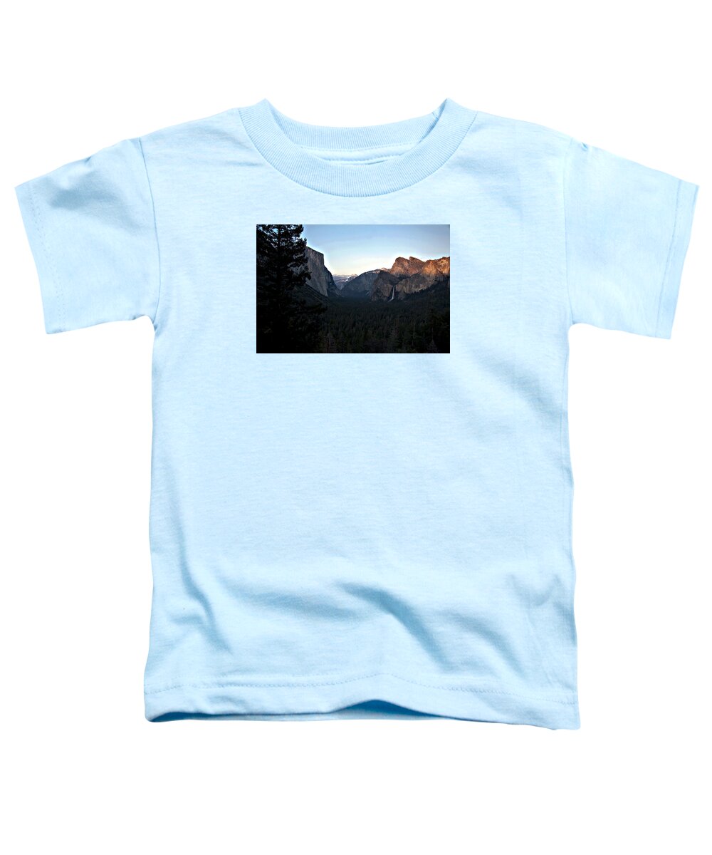 Yosemite Toddler T-Shirt featuring the photograph Sunset at Yosemite by David Martin