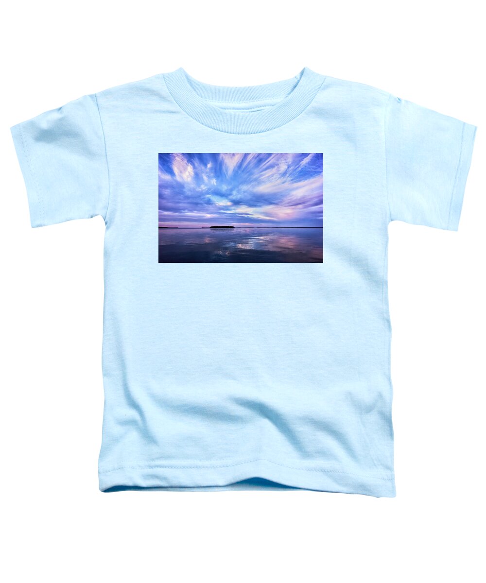 Sunset Toddler T-Shirt featuring the photograph Sunset Awe by Louise Lindsay