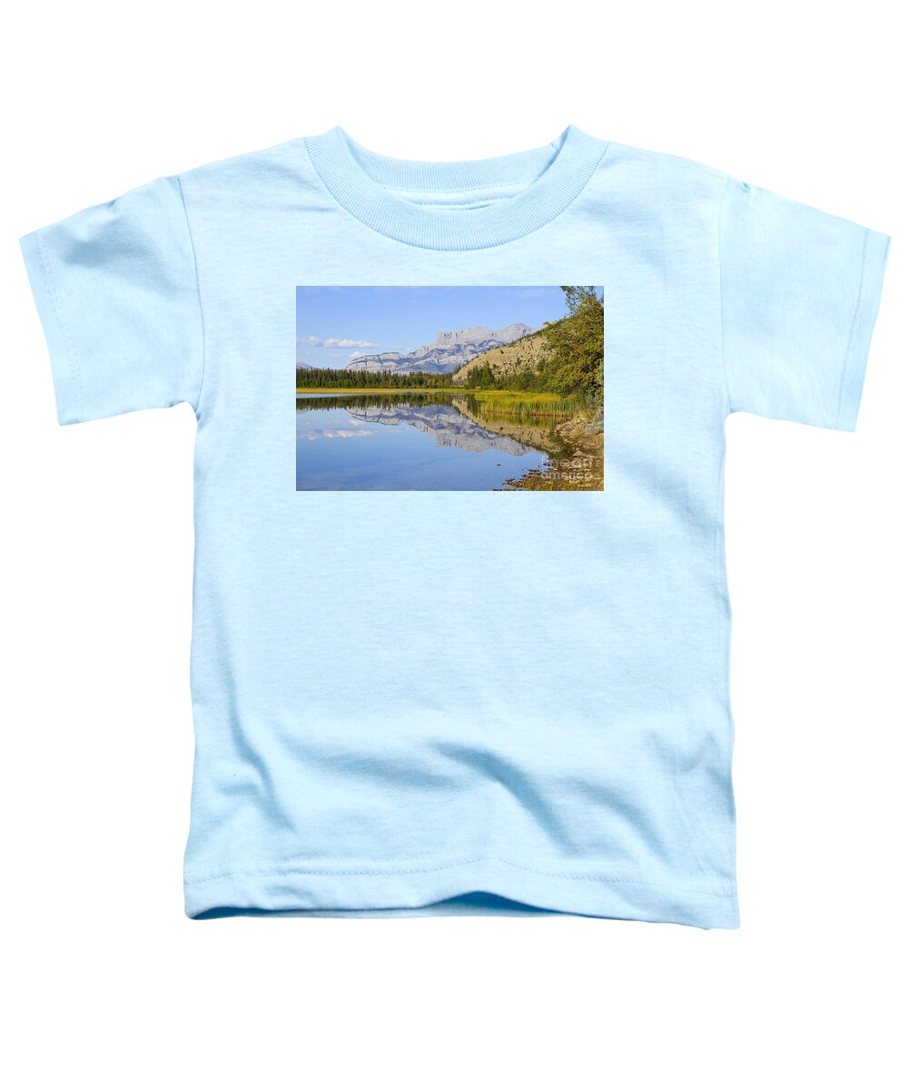 Talbot Lake Toddler T-Shirt featuring the photograph Talbot Lake Jasper National Park by Teresa Zieba