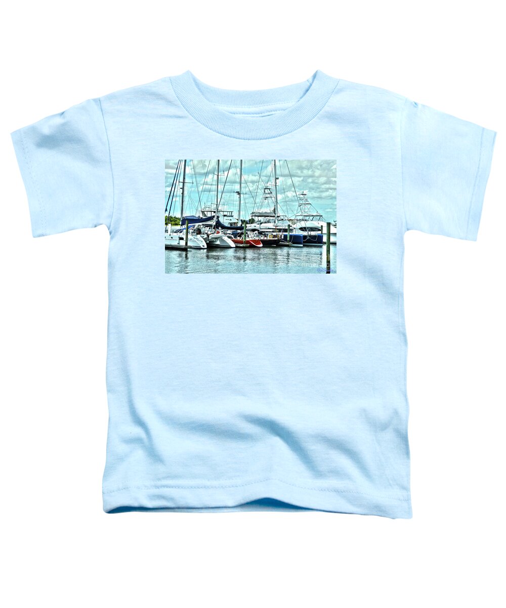 Taylors Toddler T-Shirt featuring the photograph Taylor's Creek Downtime by Rod Farrell