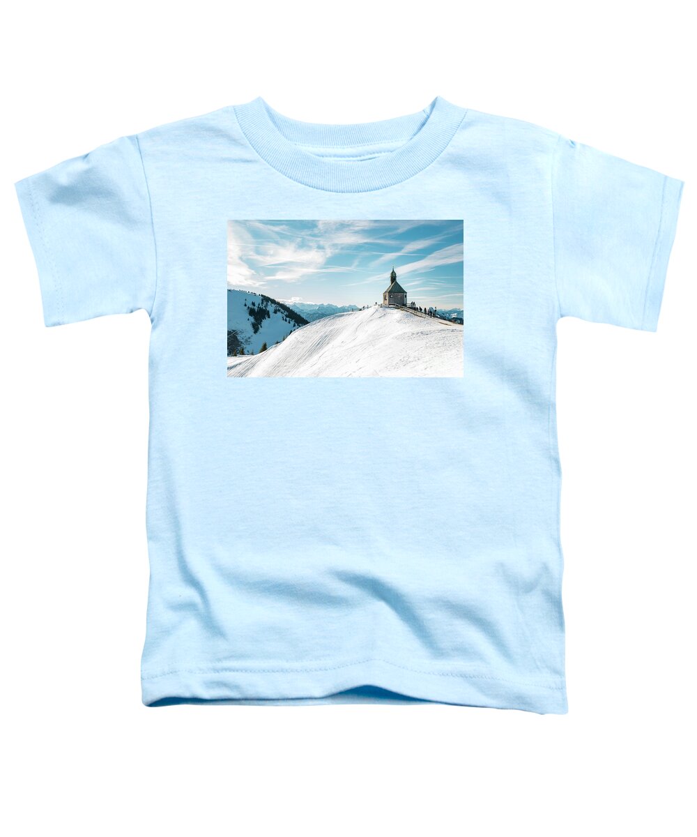 Wallberg Toddler T-Shirt featuring the photograph The chapel by Hannes Cmarits