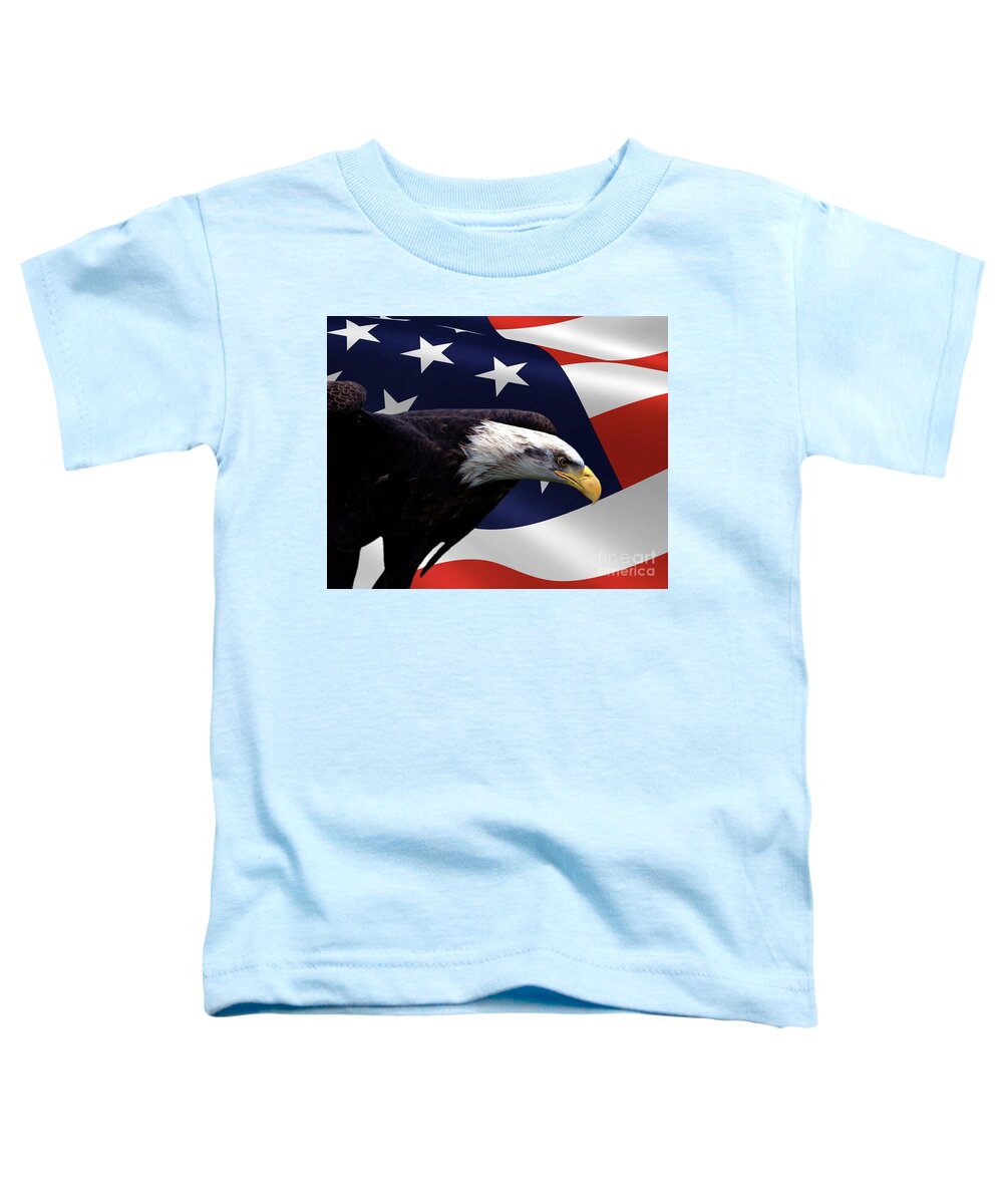 American Toddler T-Shirt featuring the photograph The Defender by Baggieoldboy