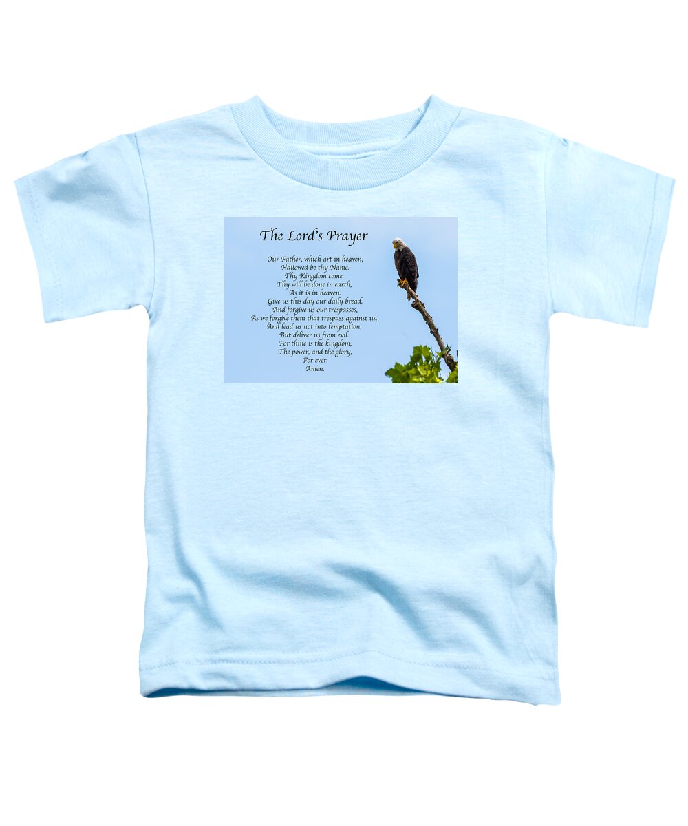 Prayer Toddler T-Shirt featuring the photograph The Lord's Prayer by Holden The Moment