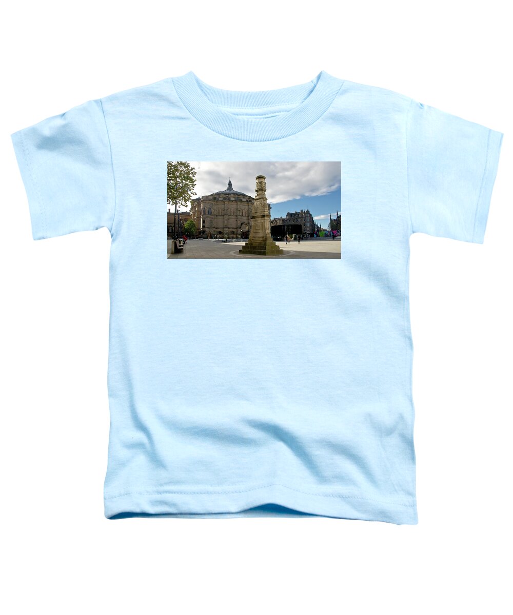 Hall Toddler T-Shirt featuring the photograph The Mc Ewan Hall and Bristo Square by Elena Perelman