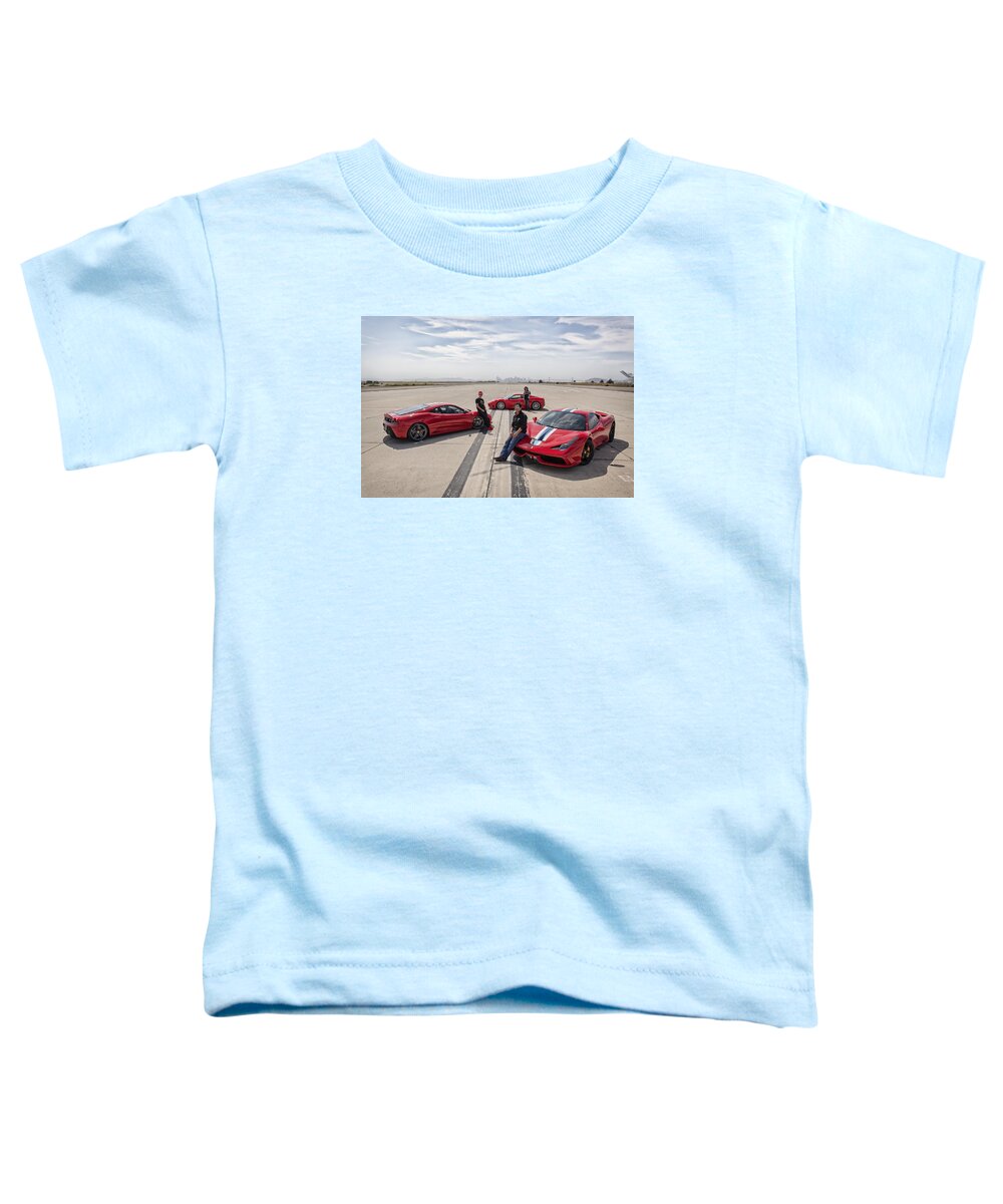 Ferrari Toddler T-Shirt featuring the photograph Three Amigos by ItzKirb Photography