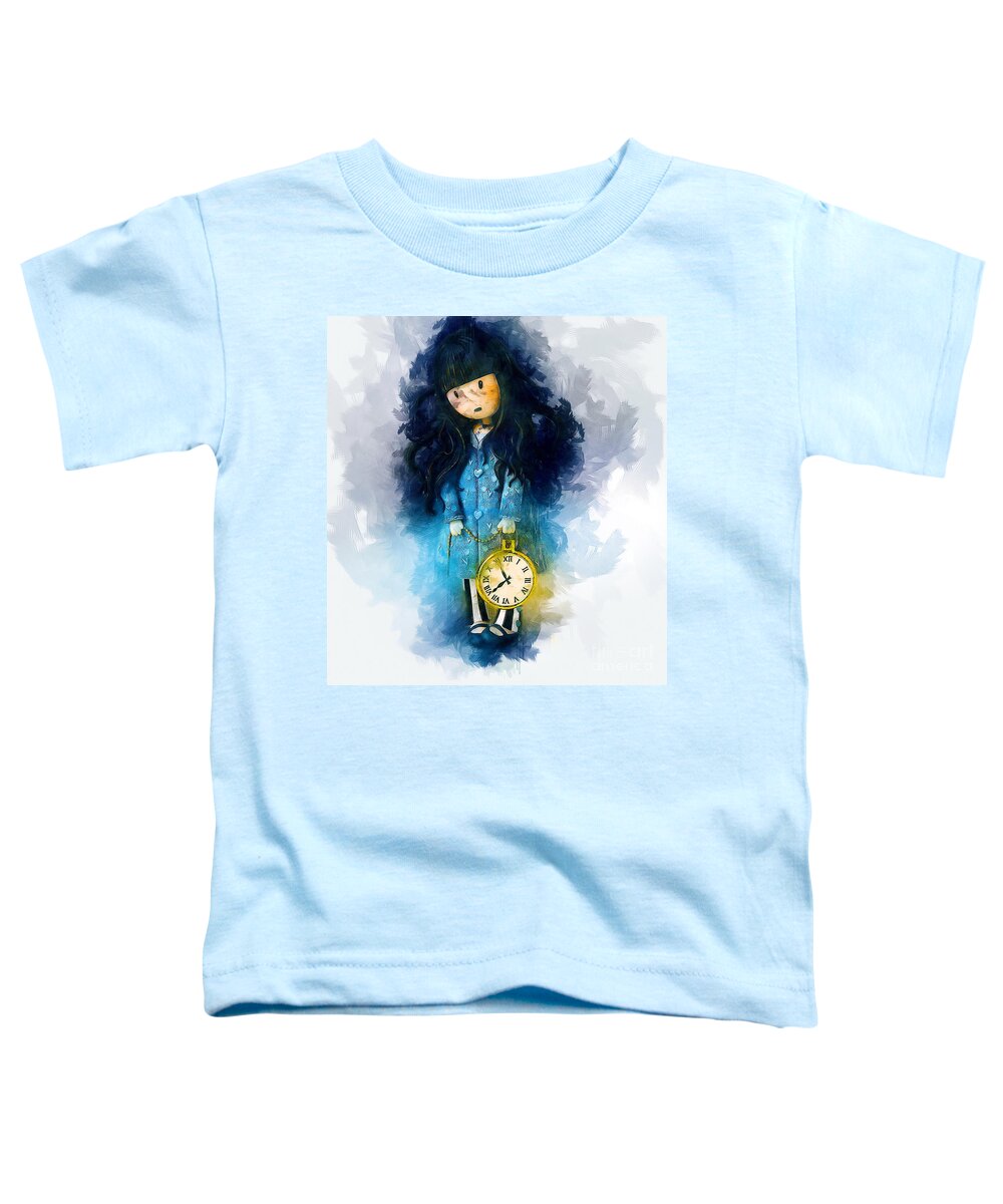 Bed Toddler T-Shirt featuring the painting Time For Bed by Ian Mitchell