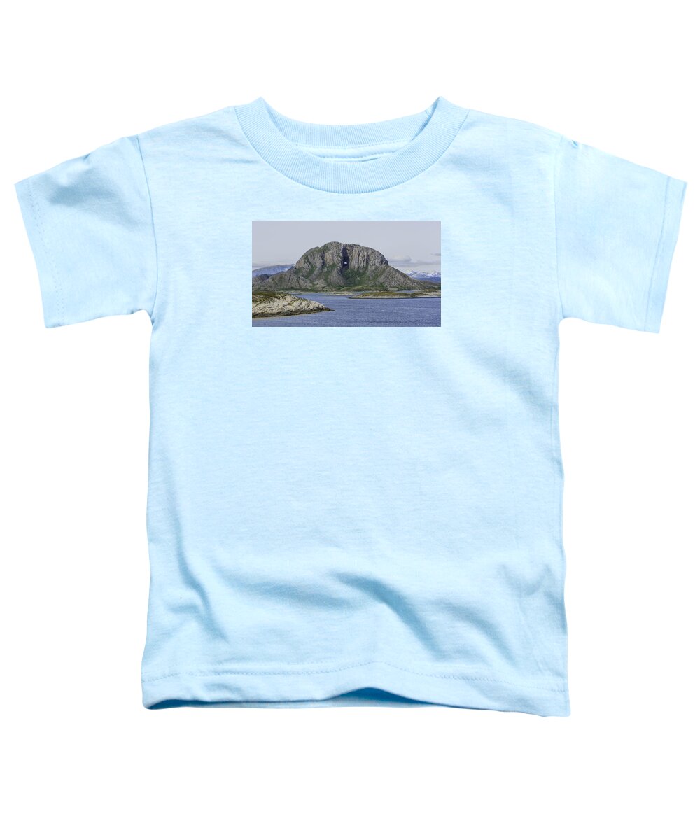 Norway Toddler T-Shirt featuring the photograph Torghatten by Alan Toepfer