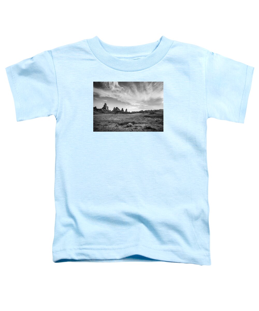 Trona Pinnacles Toddler T-Shirt featuring the photograph Trona Pinnacles Sky by Dusty Wynne