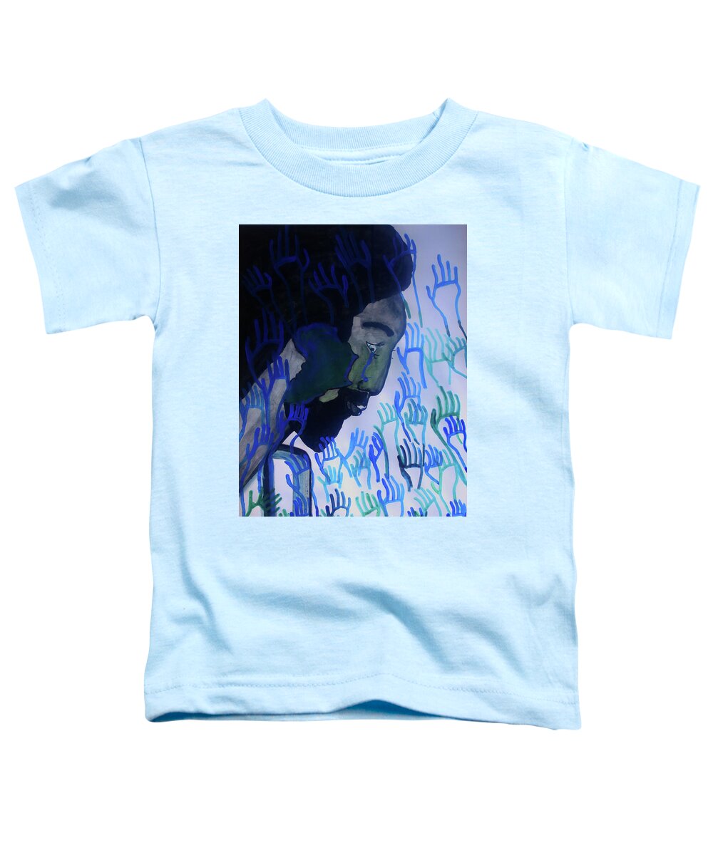 Jesus Toddler T-Shirt featuring the painting True Praise by Gloria Ssali