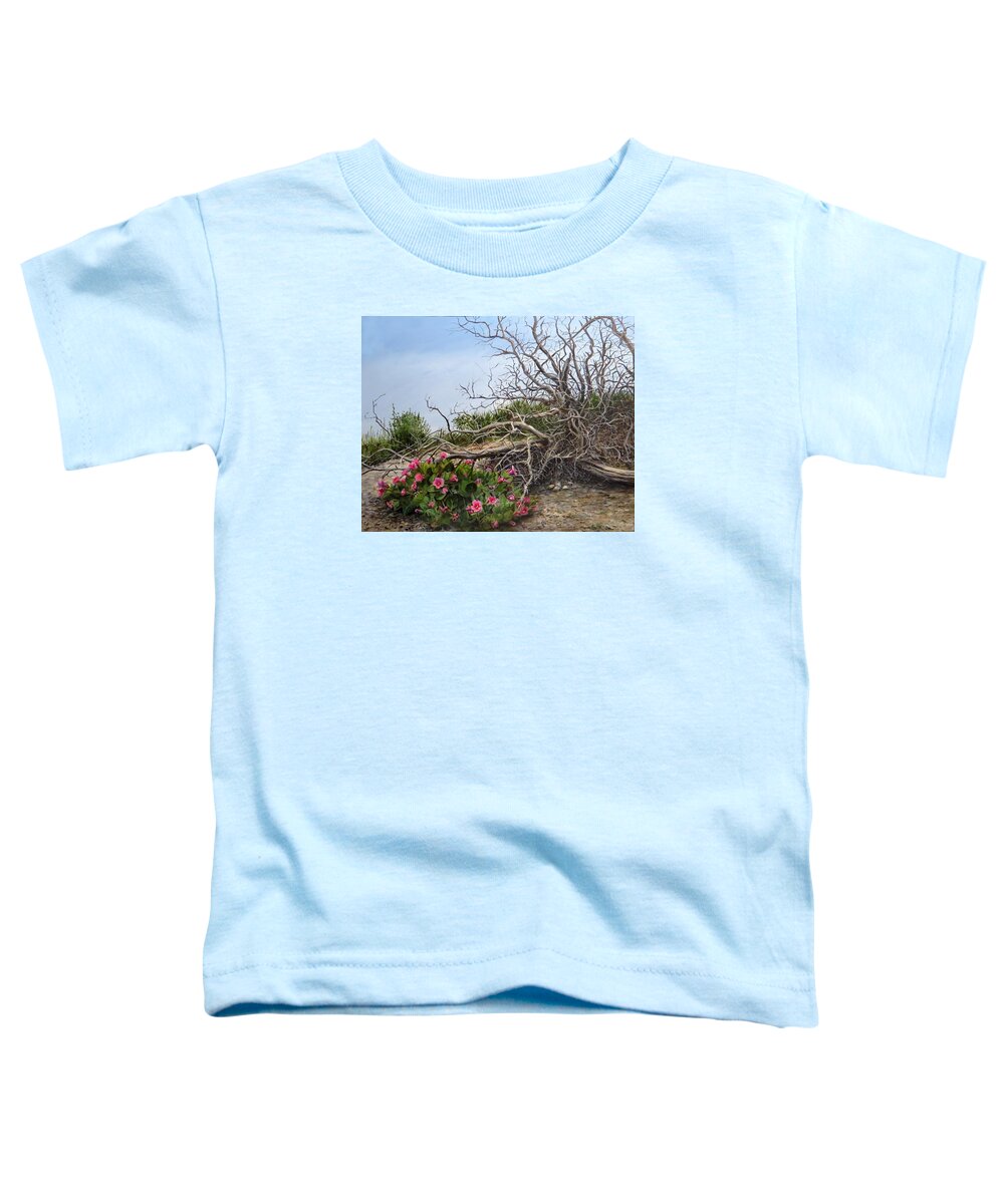 Landscape Toddler T-Shirt featuring the painting Two Stories by William Brody