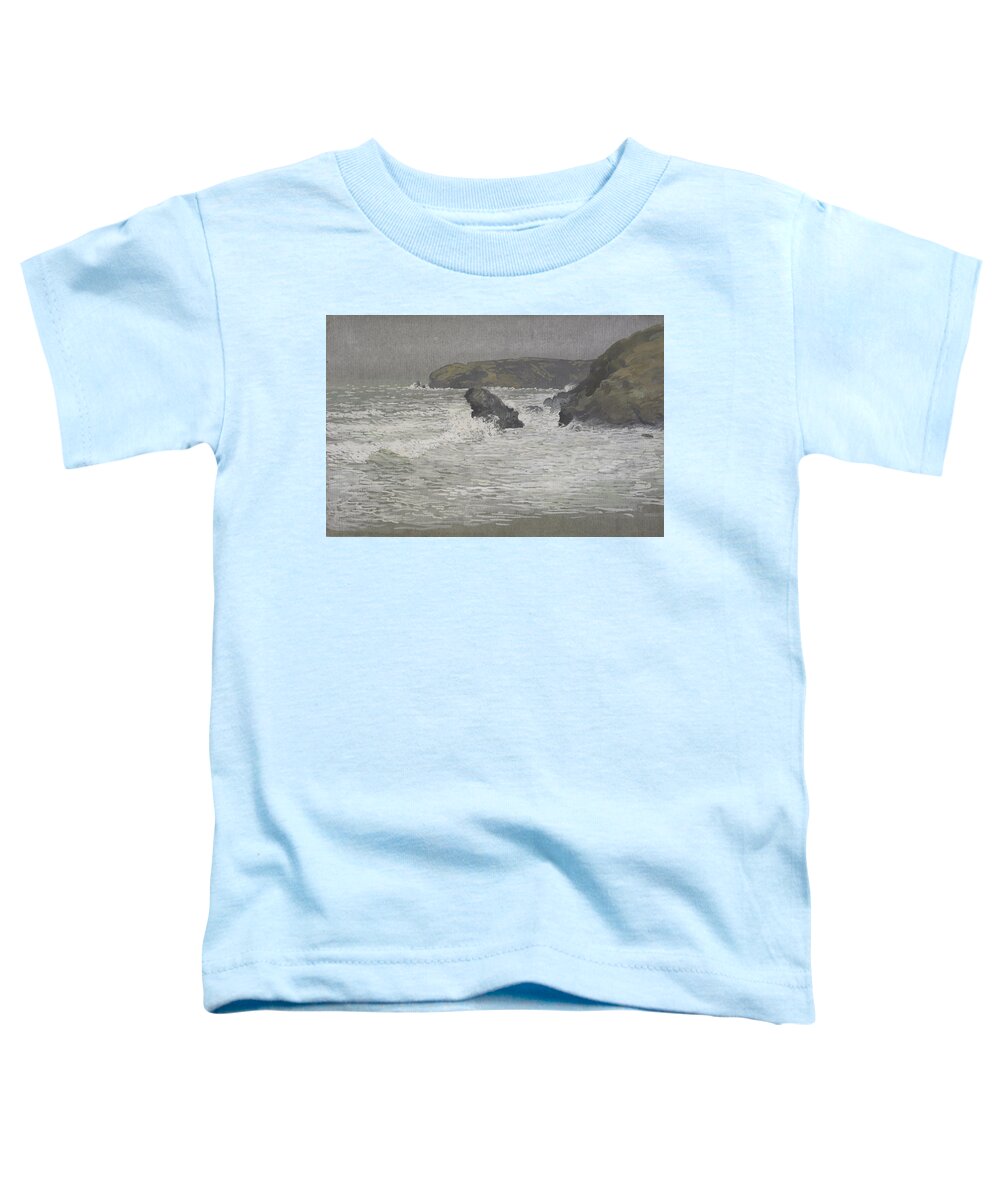 Coastal Scene Toddler T-Shirt featuring the painting United Kingdom by Walter Crane
