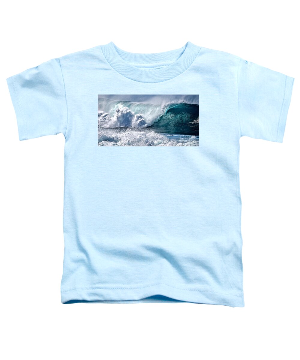 Wave Toddler T-Shirt featuring the photograph Wave of Beauty  Hawaii by Debra Banks