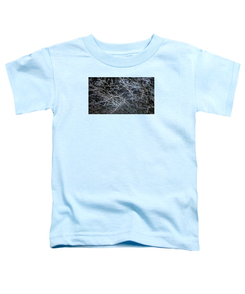 Icicles Toddler T-Shirt featuring the photograph WHISPERS of WINTER by Karen Wiles