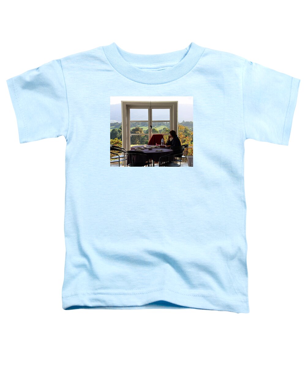 Yarra Valley Toddler T-Shirt featuring the photograph Window to the World by Pat Moore