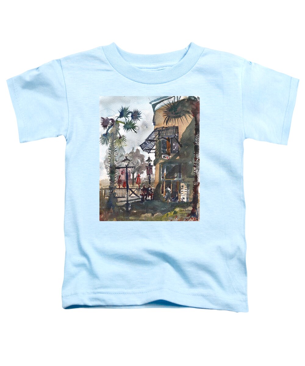 Landsscape Toddler T-Shirt featuring the painting Wiregrass by Gaston McKenzie