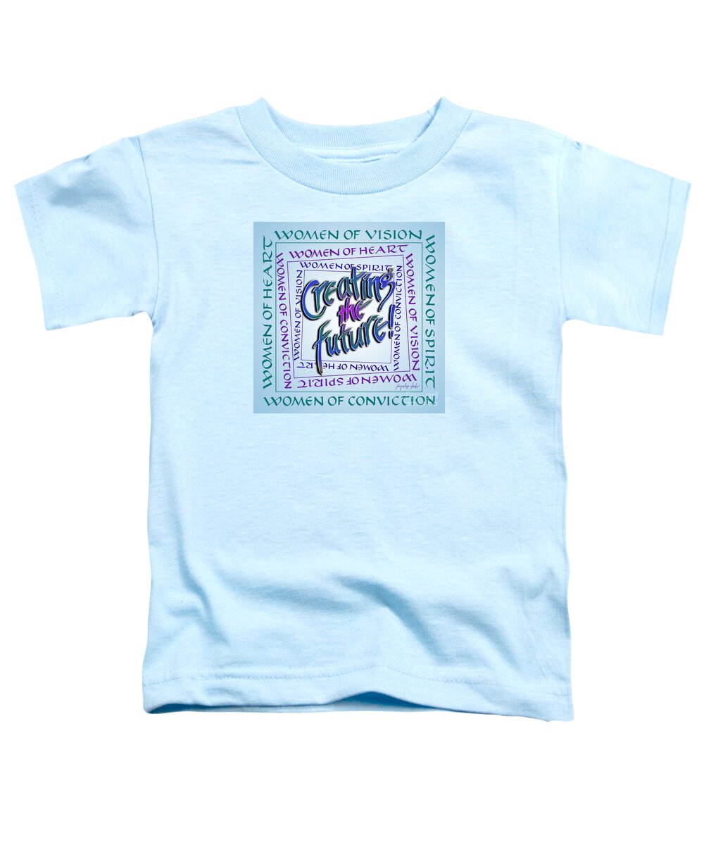 Women Toddler T-Shirt featuring the digital art Women of Vision by Jacqueline Shuler