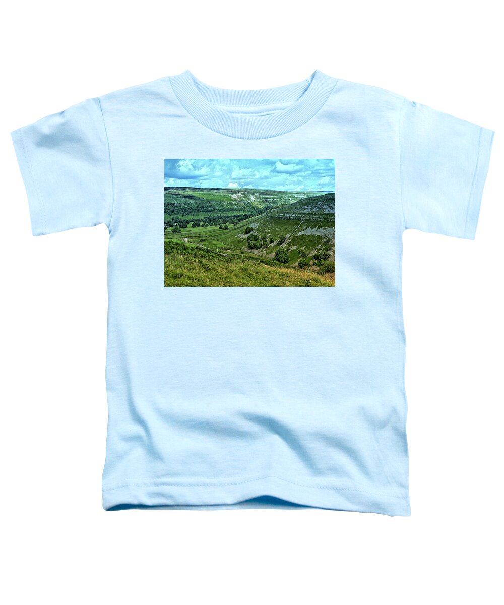 Places Toddler T-Shirt featuring the photograph Yorkshire Dales by Richard Denyer