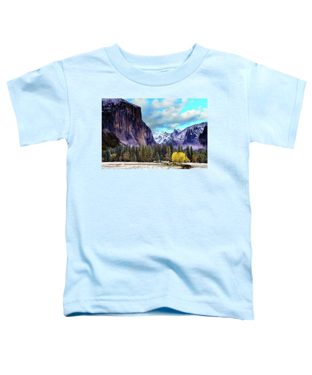 Yosemite In Winter Toddler T-Shirt featuring the photograph Yosemite In Winter by Russ Harris