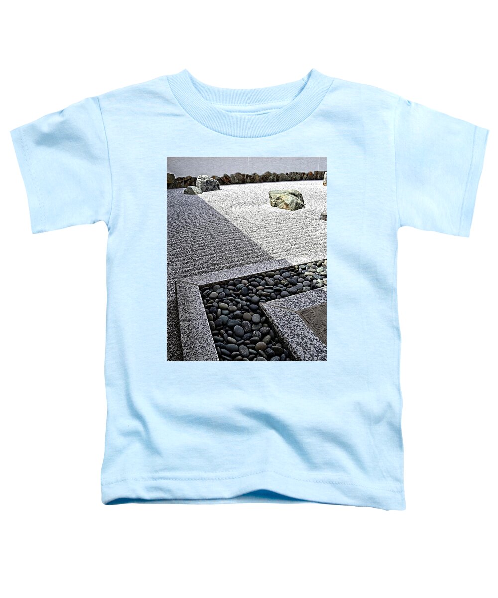 Relaxation Toddler T-Shirt featuring the photograph Zen Garden by Michelle Calkins