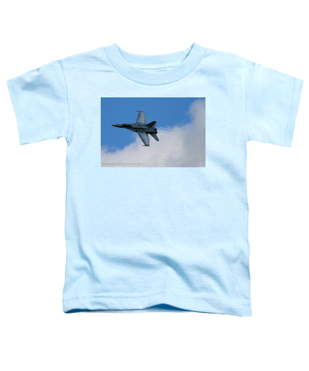 F18 Toddler T-Shirt featuring the photograph F18 #1 by Greg Smith