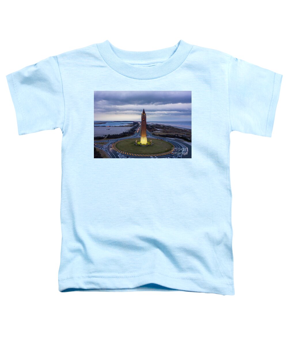 Water Toddler T-Shirt featuring the photograph Jones Beach Water Tower #1 by Sean Mills