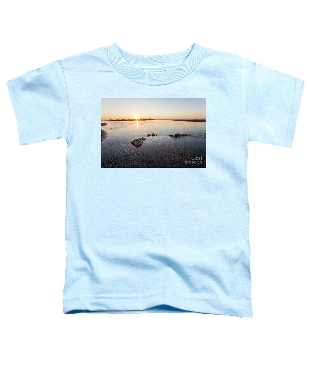Platte River Toddler T-Shirt featuring the photograph Platte River at Dusk #1 by Twenty Two North Photography